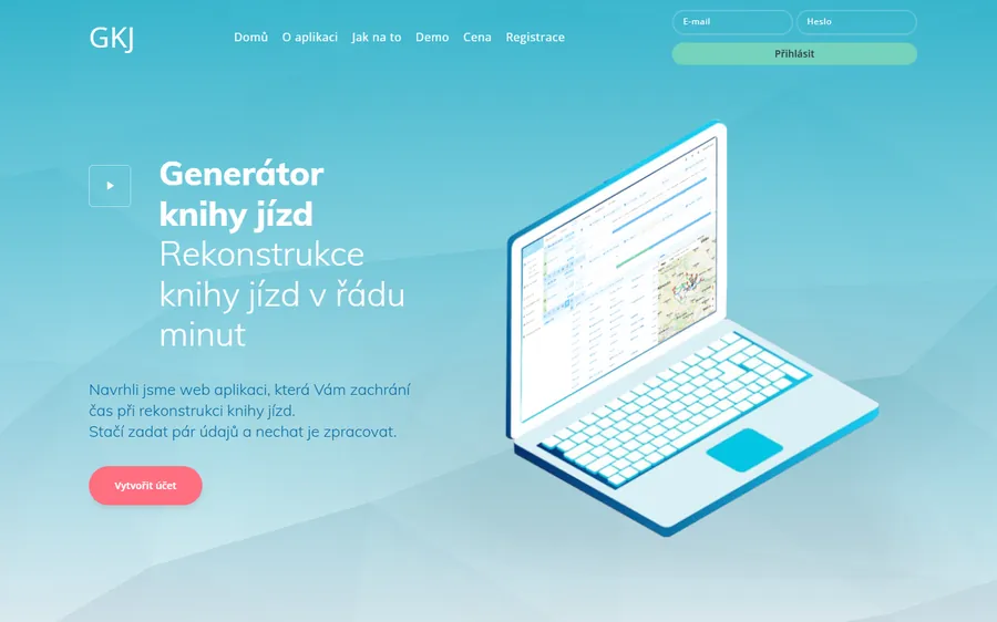 Náhled webu generator-knihy-jizd.cz